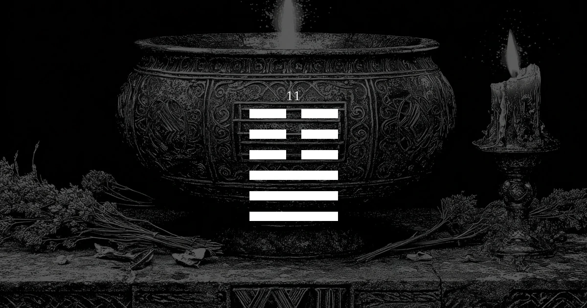 I Ching Hexagram 11: Peace — the flourishing of heaven and earth in communion cover